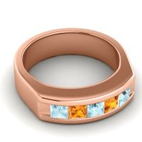 Men's Channel Art-Deco 6.5mm Band