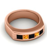 Men's Channel Art-Deco 6.5mm Band