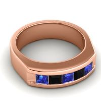 Men's Channel Art-Deco 6.5mm Band