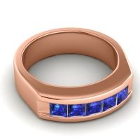 Men's Channel Art-Deco 6.5mm Band