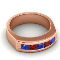 Men's Channel Art-Deco 6.5mm Band