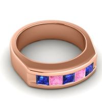 Men's Channel Art-Deco 6.5mm Band