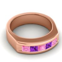 Men's Channel Art-Deco 6.5mm Band