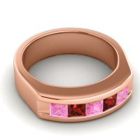 Men's Channel Art-Deco 6.5mm Band