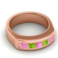 Men's Channel Art-Deco 6.5mm Band
