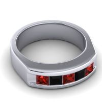 Men's Channel Art-Deco 6.5mm Band