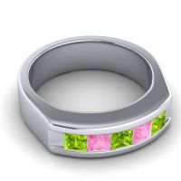 Men's Channel Art-Deco 6.5mm Band