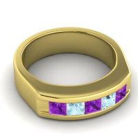 Men's Channel Art-Deco 6.5mm Band