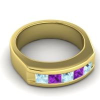 Men's Channel Art-Deco 6.5mm Band