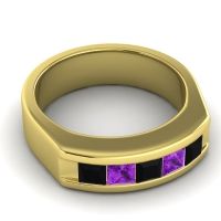 Men's Channel Art-Deco 6.5mm Band
