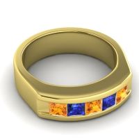 Men's Channel Art-Deco 6.5mm Band