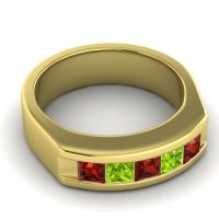 Men's Channel Art-Deco 6.5mm Band