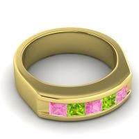 Men's Channel Art-Deco 6.5mm Band