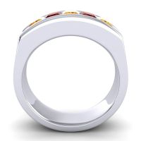 Men's Channel Art-Deco 6.5mm Band
