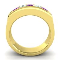 Men's Channel Art-Deco 6.5mm Band