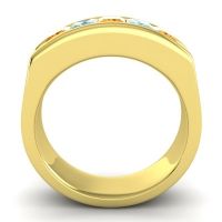 Men's Channel Art-Deco 6.5mm Band
