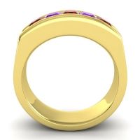 Men's Channel Art-Deco 6.5mm Band