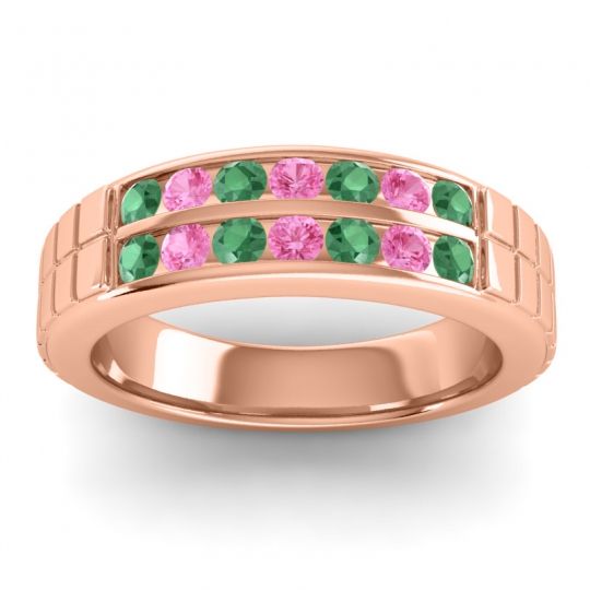 Men's Double Channel Boxed 6mm Band