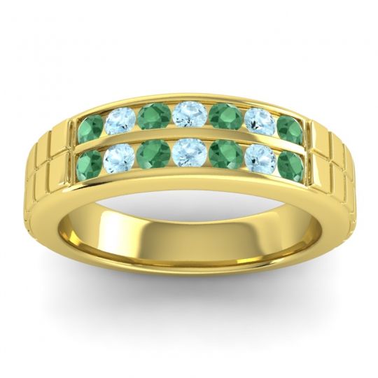 Men's Double Channel Boxed 6mm Band