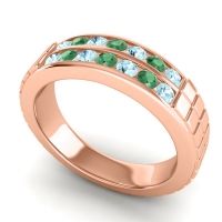 Men's Double Channel Boxed 6mm Band
