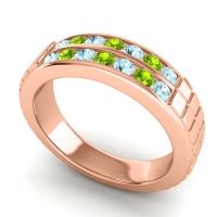 Men's Double Channel Boxed 6mm Band