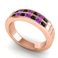 Men's Double Channel Boxed 6mm Band