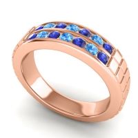 Men's Double Channel Boxed 6mm Band