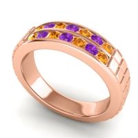 Men's Double Channel Boxed 6mm Band