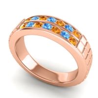 Men's Double Channel Boxed 6mm Band