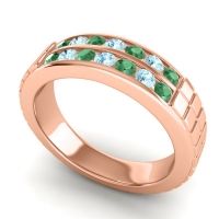 Men's Double Channel Boxed 6mm Band