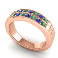 Men's Double Channel Boxed 6mm Band