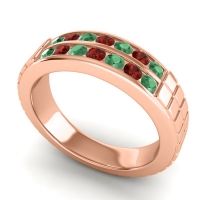 Men's Double Channel Boxed 6mm Band