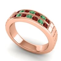 Men's Double Channel Boxed 6mm Band