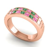 Men's Double Channel Boxed 6mm Band