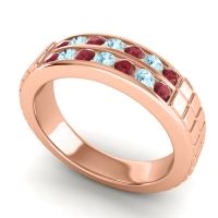 Men's Double Channel Boxed 6mm Band