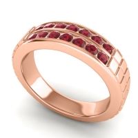 Men's Double Channel Boxed 6mm Band