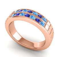 Men's Double Channel Boxed 6mm Band
