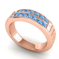 Men's Double Channel Boxed 6mm Band