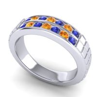 Men's Double Channel Boxed 6mm Band