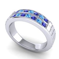 Men's Double Channel Boxed 6mm Band