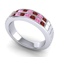 Men's Double Channel Boxed 6mm Band