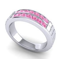 Men's Double Channel Boxed 6mm Band