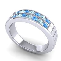 Men's Double Channel Boxed 6mm Band