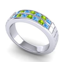 Men's Double Channel Boxed 6mm Band