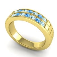 Men's Double Channel Boxed 6mm Band
