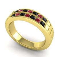 Men's Double Channel Boxed 6mm Band