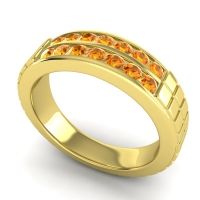 Men's Double Channel Boxed 6mm Band
