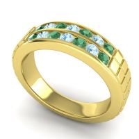 Men's Double Channel Boxed 6mm Band