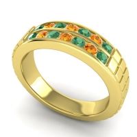 Men's Double Channel Boxed 6mm Band