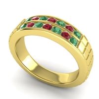 Men's Double Channel Boxed 6mm Band